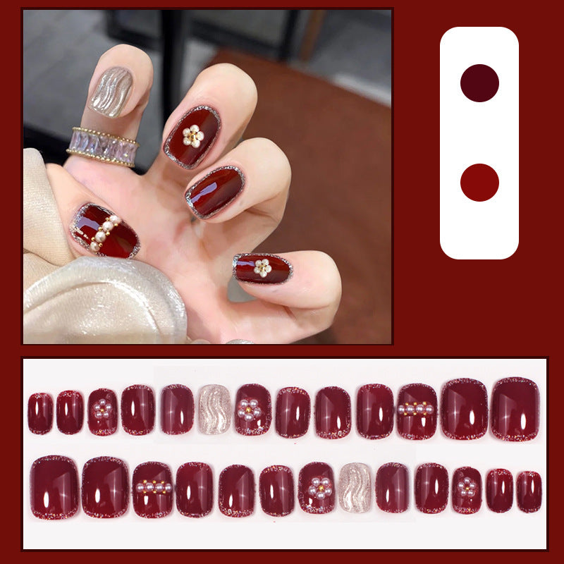 GEL NAILS COLLECTION 4 (24 PIECES+ADHESIVE TABS FOR NAILS 4 PIECE)