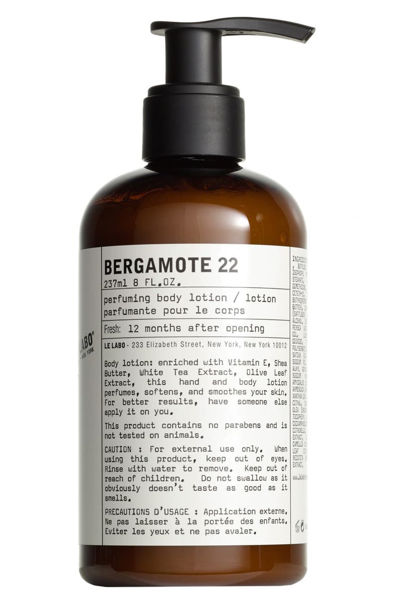 LE LABO BERGAMOTE 22 BODY LOTION (8OZ) - My Green Herbs